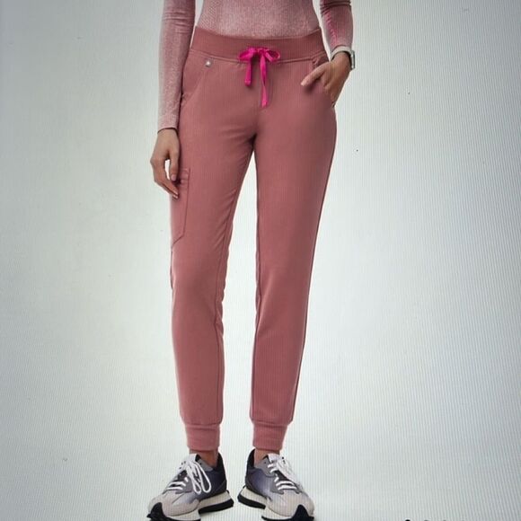 EXCELLENT CONDITION RARE MAUVE ZAMORA JOGGER HI-RISE SCRUB PANTS SIZE XXS - Picture 1 of 7